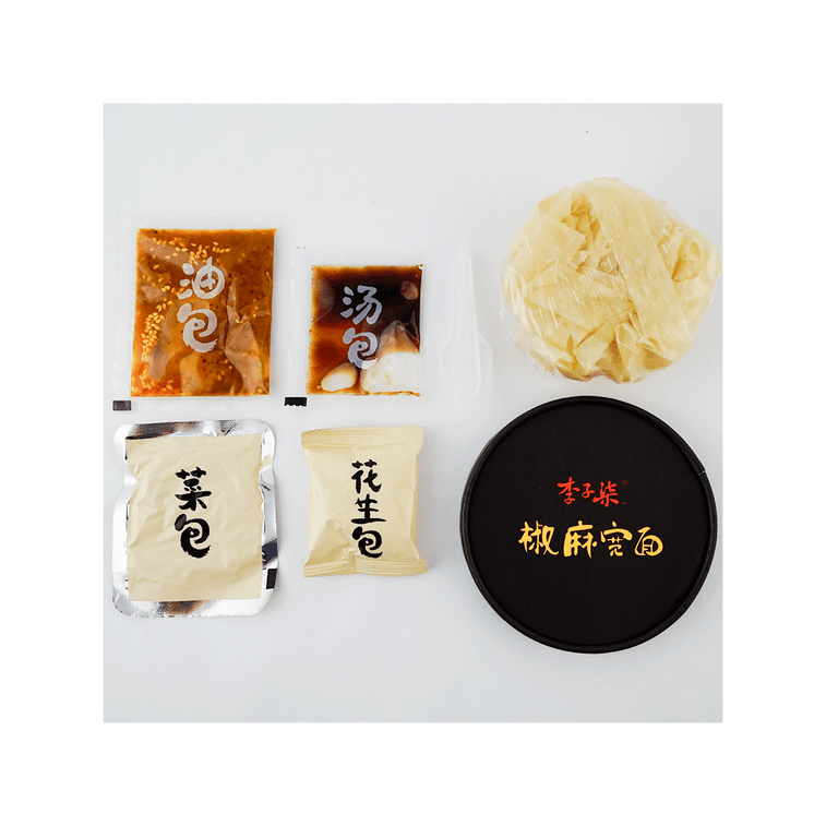 李子柒 椒麻寬麵 乾拌方便麵皮 140g 【人氣美食推薦】 4