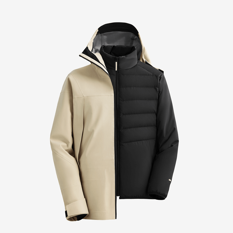 Lightweight Ski Suit for Men SK19323- Gravel Brown-180/100A(XL) 4