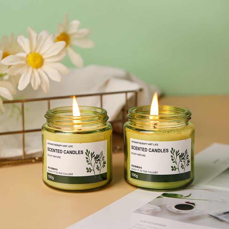 松里茶の香り付きディフューザー #西湖龍井茶。室内で長時間持続するお茶の香りは、洗練された落ち着きと安らぎを与え、眠りを誘います。ロマンチックで癒し効果のある雰囲気を演出します。天然ココナッツワックスオイルを使用。妊婦や赤ちゃんにも安心してお使いいただけます。洗練された芸術的なギフトです。100g 6