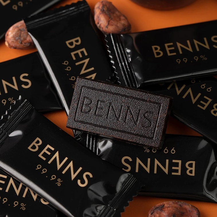 [중국 직배송] 베나스 슈페리어 무설탕 다크 초콜릿 (카카오 함량 99.9%) 138g, 말레이시아 3