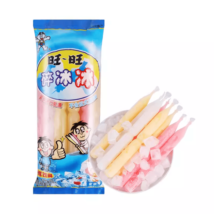 旺旺碎冰冰78ml*80根碎碎冰吸吸棒棒冰整箱