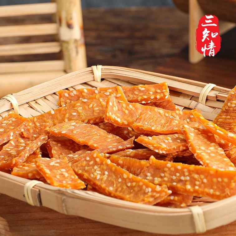 【中国直邮】 三知情 地瓜干金桔红薯干芝麻番薯干追剧小零食湖南特产即食零食速食食品味道随机1*250克 5