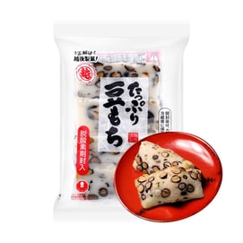 日本ECHIGOSEIKA越后制果 黑豆糯米年糕 糯叽叽麻薯 220g【小火煎制食用】