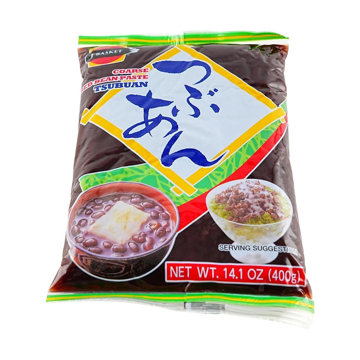 J-BASKET Tsubuan - Coarse Red Bean Paste, 14.1 oz 【For Cake