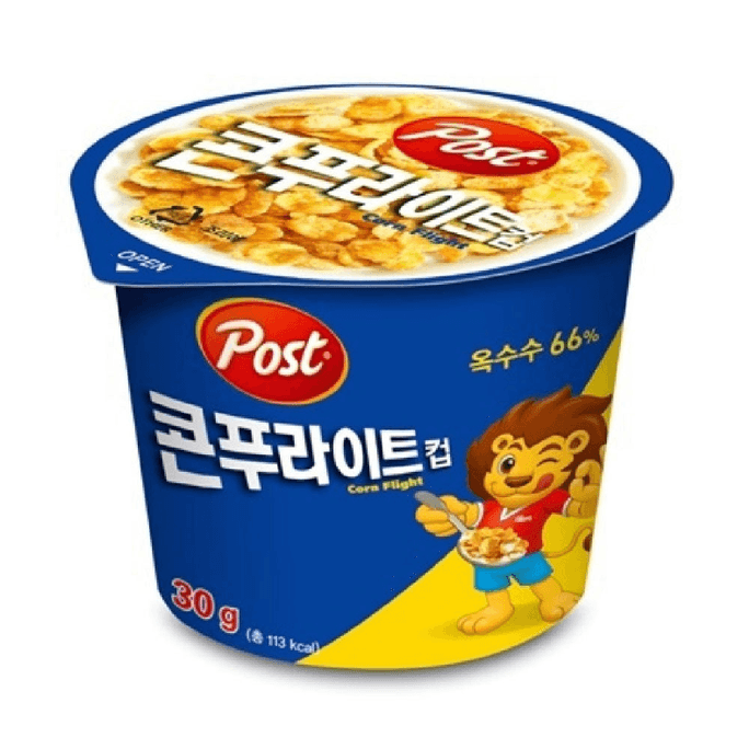 韩国POST 玉米粒、麦片(杯子)30g