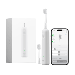 Wave Special Electric Toothbrush for Adults – 2025 Version App Control 2 Brush Heads Waterproof Gift for Couples (Matte Gray)