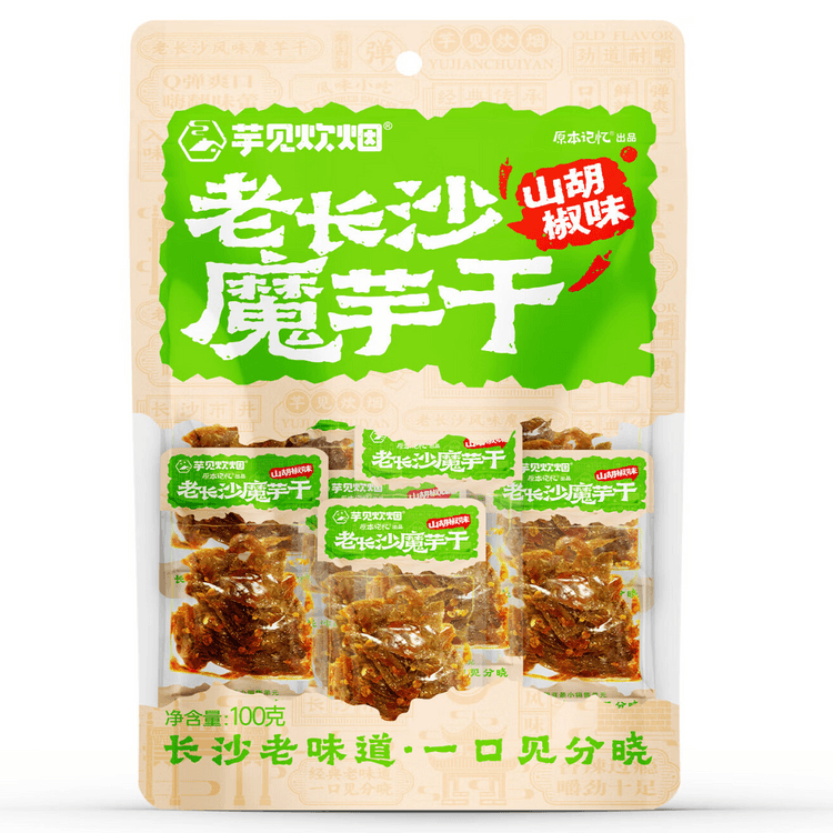 中国直送】元祖メモリアルタロイモ燻製干しこんにゃく 長沙名物