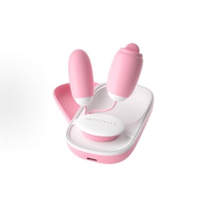 Magic Box Tongue Licking Vibrator (Pink)|10 Vibration Modes /1 pack