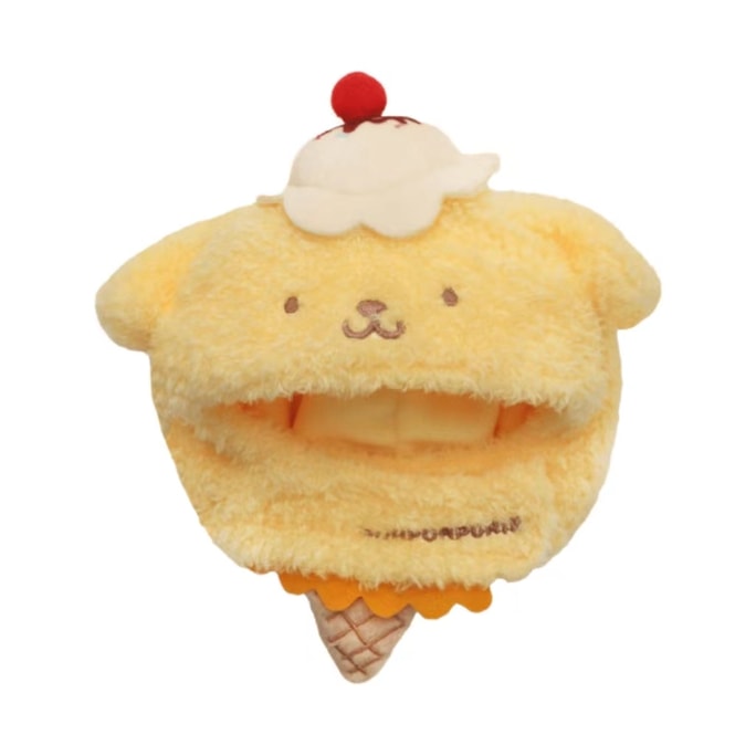 Sanrio Pet Hat/Cute Cartoon Cat Decorative Hat- Pompompurin Ice Cream Cone 1Pc
