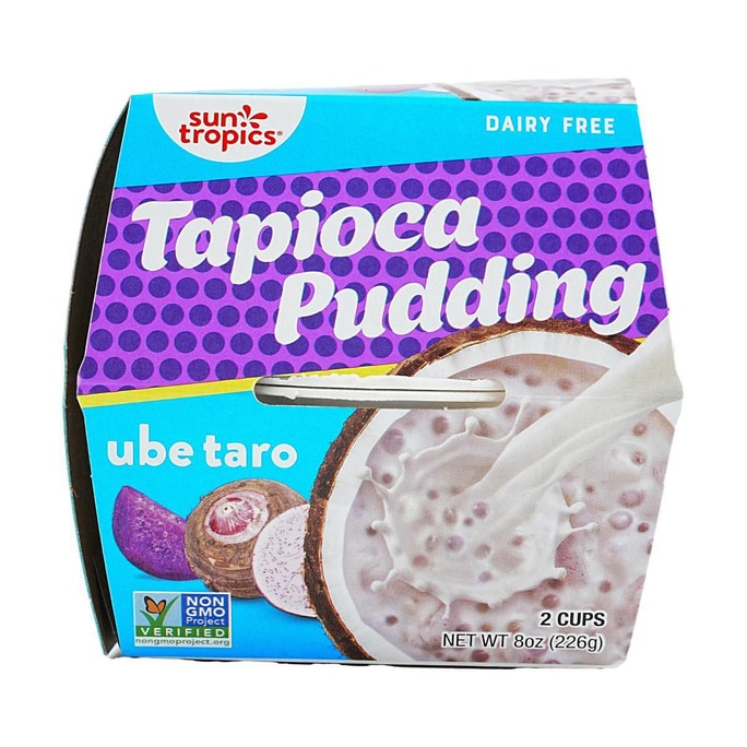 Tapioca Pudding Ube Taro 2 Cups 8 oz