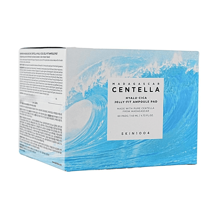 Coussinets Ampoule Jelly-Fit Hyalu-Cica Madagascar Centella 4,73 fl.oz. Coussinets Faciaux Hydratants en profondeur et Apaisants 6