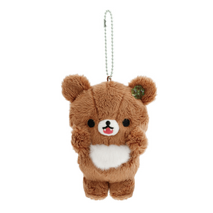【日本からの直送】サンエックス リラックマ 10周年記念ぬいぐるみキーホルダー - 1個