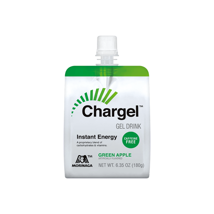 Chargel Energy Drink Green Apple flavor 6.35oz,Decaffeinated