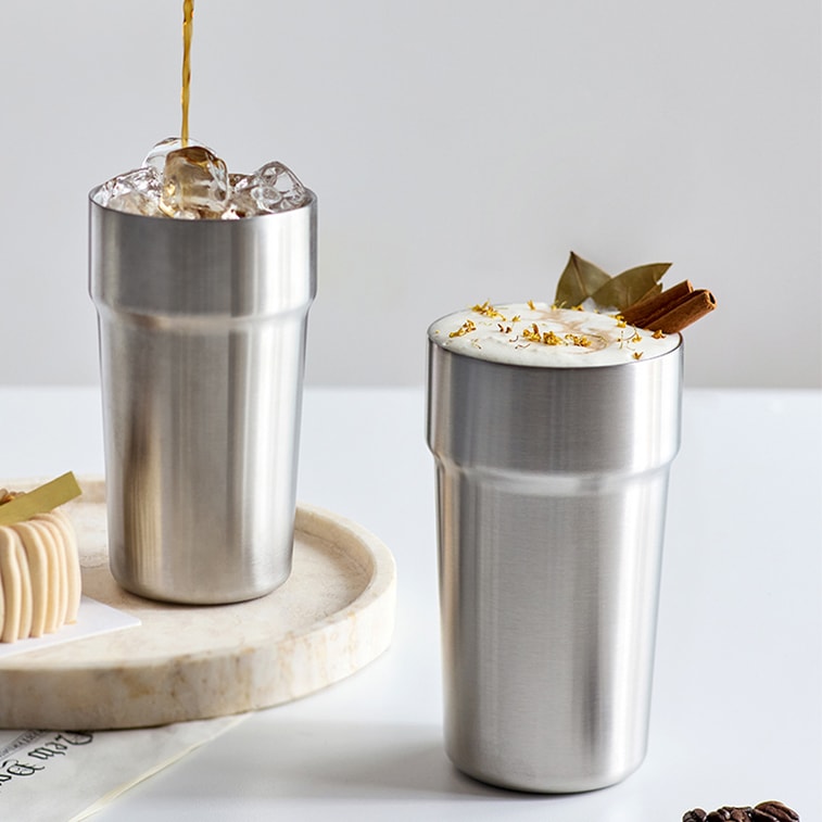 Insulated Stainless Steel Coffee Mug, Portable 500ml Water Cup, Travel Tumbler for On-the-Go Use 3