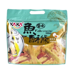 BBQ Fish Crackers Salted Egg Yolk Flavor 120g