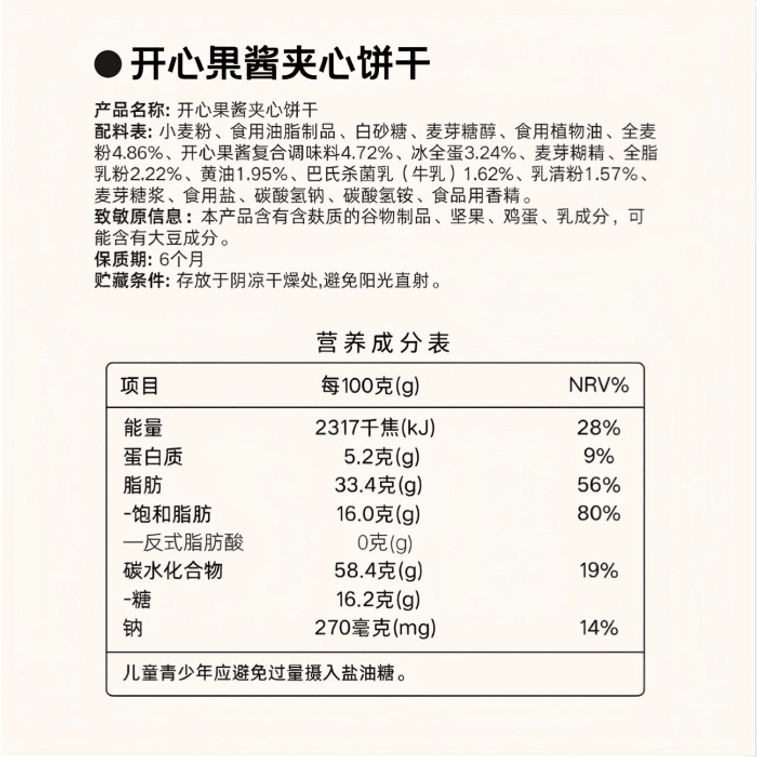 Pistachio Butter Filled Cookies, Rich and Aromatic, Crisp and Crunchy, Individually Wrapped, Perfect for Office Snacks, Movie Nights and Picnics, 148g Per Box 5