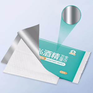75% Alcohol Wet Wipes Portable Small Pack, 10 Sheets
