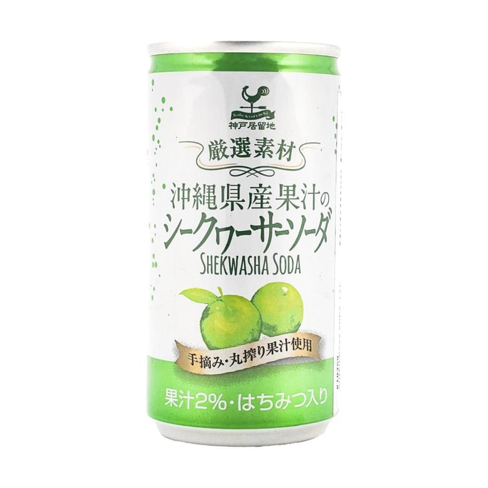 日本TOMINAGA 神户居留地 冲绳县产香檬蜂蜜气泡饮料 185ml
