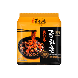 Gonghwachun Black Bean Sauce Instant Noodle 195g*4packs