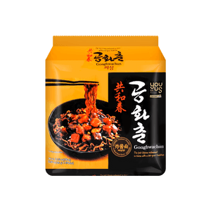 韩国You Us友施 共和春 韩式炸酱面 195g*4包【GS25便利店同款】