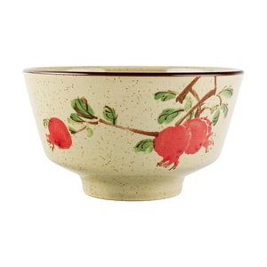 Ink retro bowl/5 inches/wisteria flower style/12.5 * 12.5 * 7CM/capacity 400ML