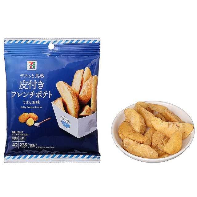 【日本直邮】 日本 日本其他 711鲜味盐味带皮薯条 42克