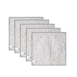 FaSoLa 厨房专用抹布 5条装 吸水不掉毛 不沾油擦桌布