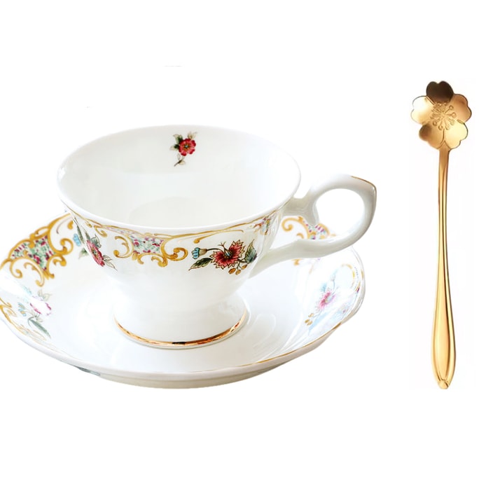 Elegant English Afternoon China Bone Coffee Cup TeaCup