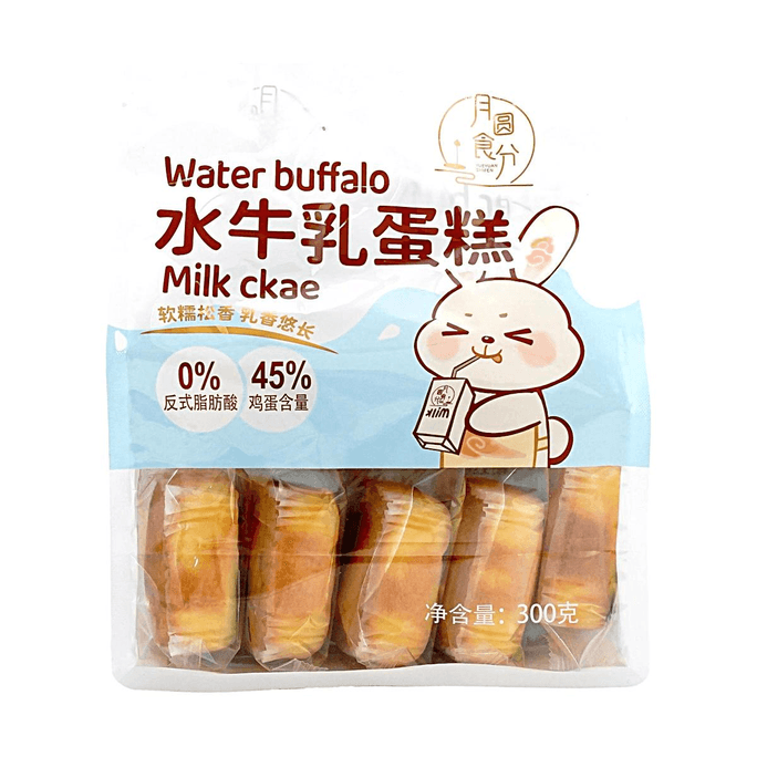 月圓食分 水牛乳蛋糕 300g【營養早餐】