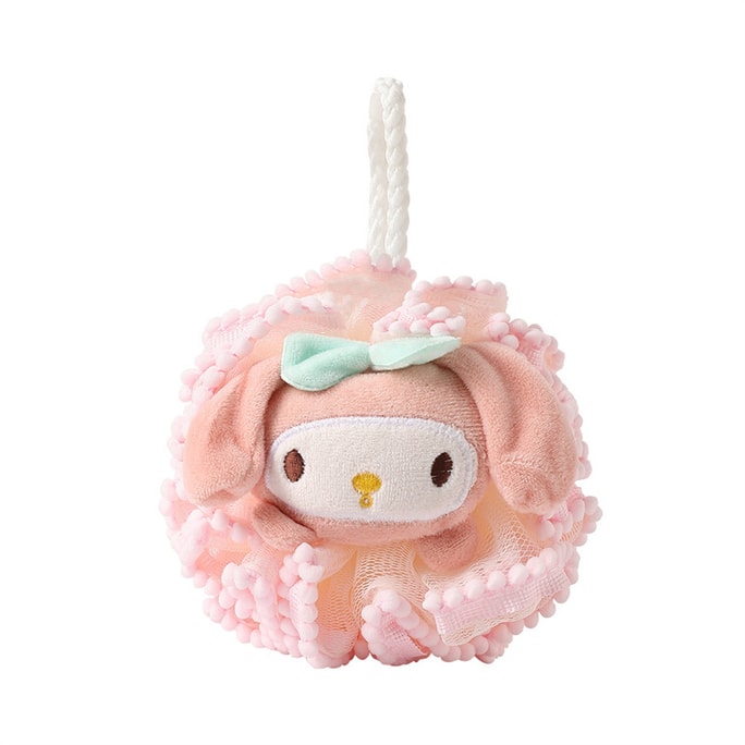 SANRIO 욕조공 소프트 걸 욕조공 대형 영구 욕조 꽃 공 귀여운 어린이 만화-멜로디 1개