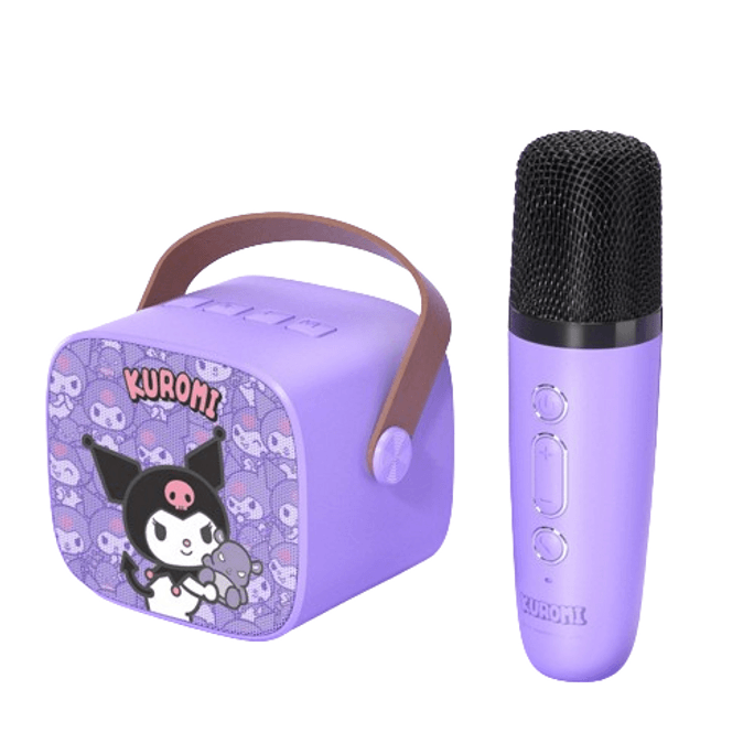 Wireless Bluetooth Karaoke Stereo With Microphone Mic Singing Machine Kuromi