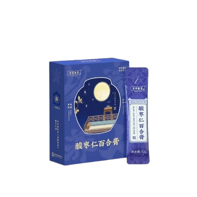 Poria Longan Pork Tea With Sour Date Seed And Lily Paste 144g(12g*12Pcs)
