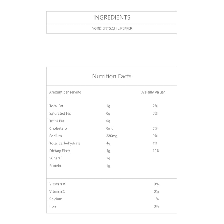 Dried Chili Pepper, 3.53 oz 5