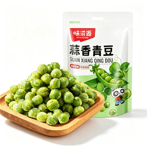 味滋源 蒜香青豆 120g*1包 休闲解馋 小零食 炒货 坚果 青豌豆 下酒菜 办公追剧青豆小吃