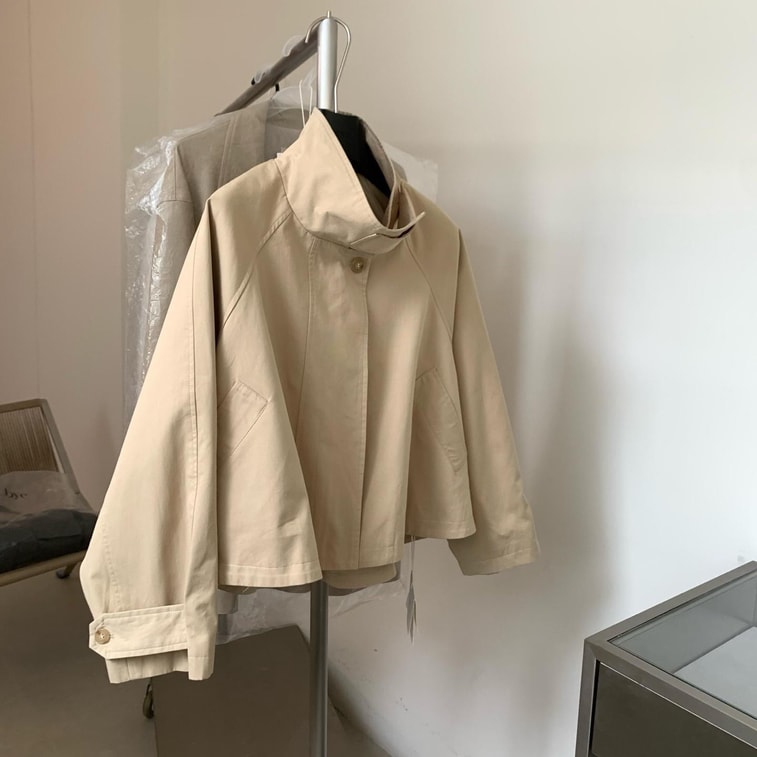 [캐나다 직배송] 시나리오 봄 신상 트렌치 코트 (캐나다), 두 가지 색상 (카키), 프리사이즈 5