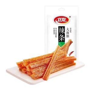 【中国直邮】 卫龙 辣条大面筋宿舍麻辣小零食休闲食品小吃65g/袋辣片经典辣条儿时麻辣解馋零食