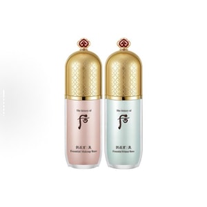 홍콩 다이렉트 메일: 한국 THE HISTORY OF WHOO 공진향미 에센스 프라이머 (40ml x 2) - 2색 세트 (그린+핑크) - 피부톤 개선, 모공 축소, 보습, 자외선 차단, 메이크업 프라이머로 완벽