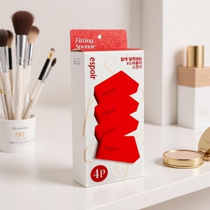 韩国ESPOIR艾丝珀 贴合上妆海绵块 便携装 4个装