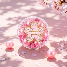 Sakura Scent Bath Oil Pearls, Moisturizing Bath Experience, 0.14 oz × 6