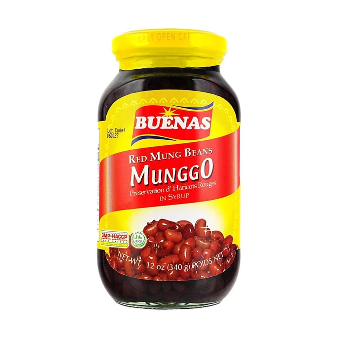 菲律宾BUENAS 红豆罐头 甜品罐头 340g【开盖即食】【可用于烘焙、甜品、蛋糕奶茶小料】