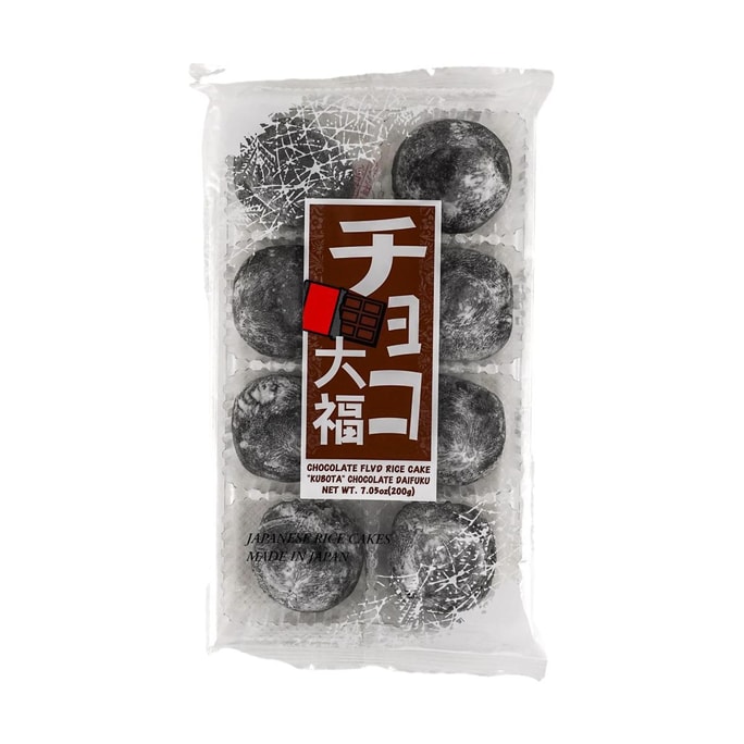 日本KUBOTA久保田 夹心大福饼 麻薯糯米糍点心 巧克力味 200g