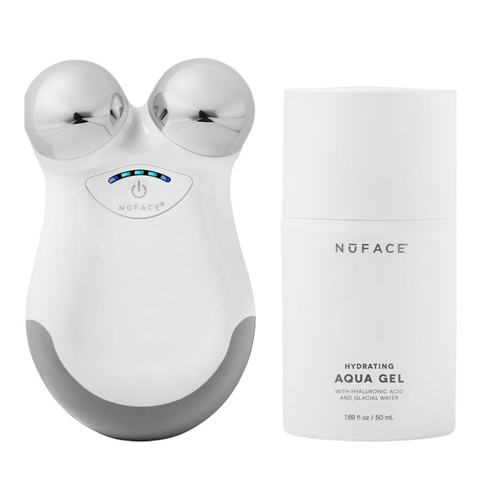 NuFACE リトルフロッグミニ顔痩身デバイスホームフェイシャル微電流リフティングと引き締め