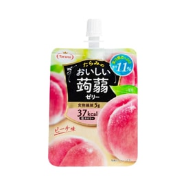 TARAMI Fruit-Flavored Konjac Jelly 37 Calories White Peach Flavor 150g