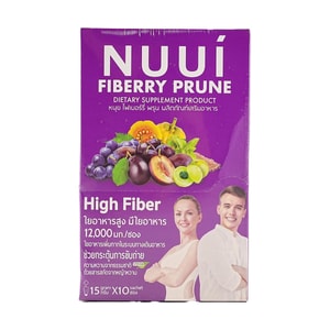泰国Nuui 西梅酵素粉 12,000mg膳食纤维 泰国711同款 15g*10袋 通畅塑形 清宿便【便秘克星】