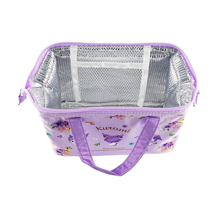 휴대용 키스락 런치백, 사이즈 M, 쿠로미 파스텔 패턴, 학교 및 직장용 4