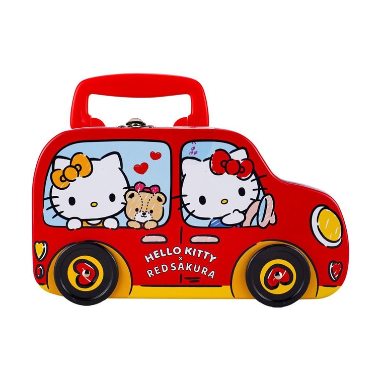 台湾红樱花 HELLO KITTY造型 巧克力小饼干 汽车款式礼盒 224g 【佳节好礼】 5