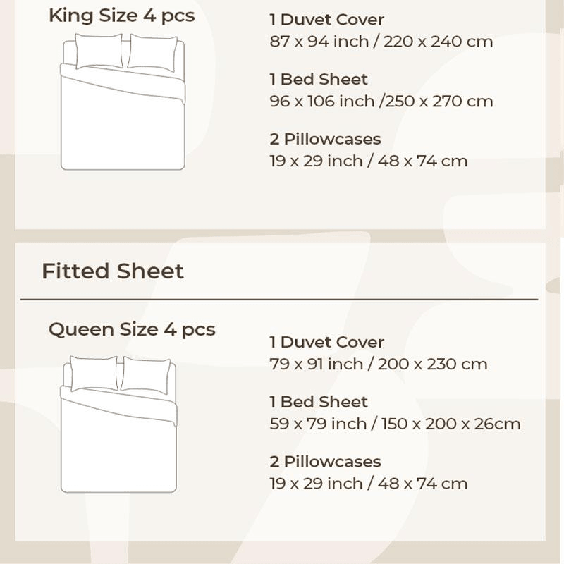 【中国直邮】 Lullabuy 华夫格小熊刺绣纯棉床上四件套(床笠款) 黄绿色-Queen