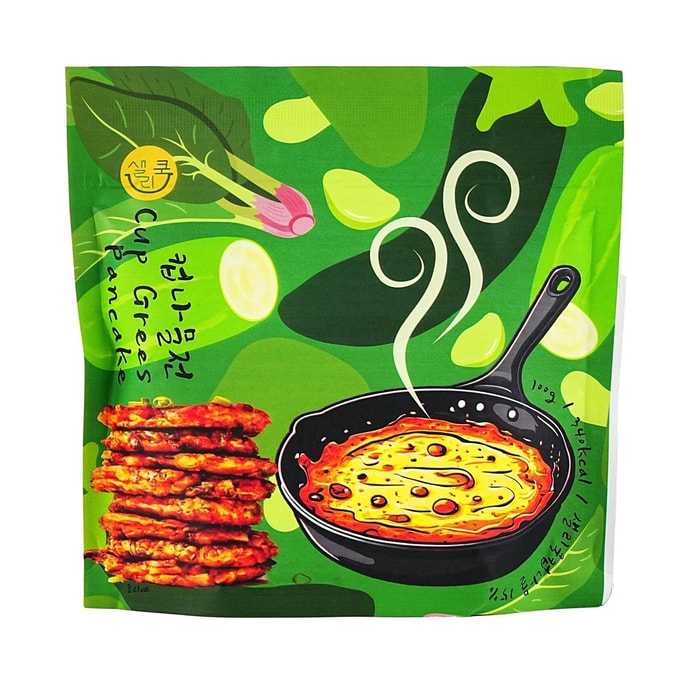 グリーンベジタブルパンケーキミックス、3.52オンス