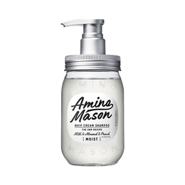 アミノメイソン||天然植物成分アミノ酸漬け込み補修シャンプー||ホワイトローズの香り 保湿タイプ 450ml