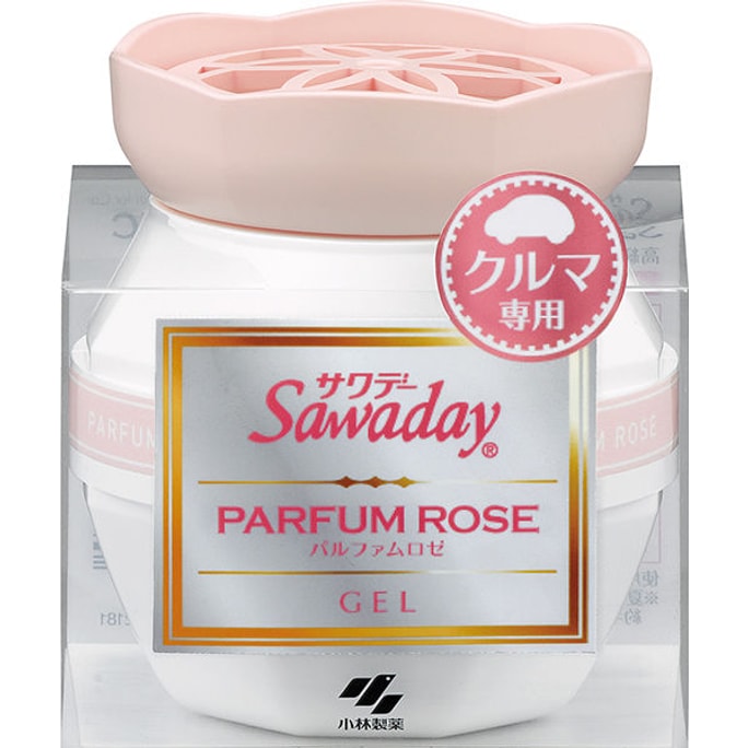 Kobayashi Pharmaceutical Car Deodorizing Solid Aromatherapy Cream Air Freshener 90g Romantic Rose Fragrance